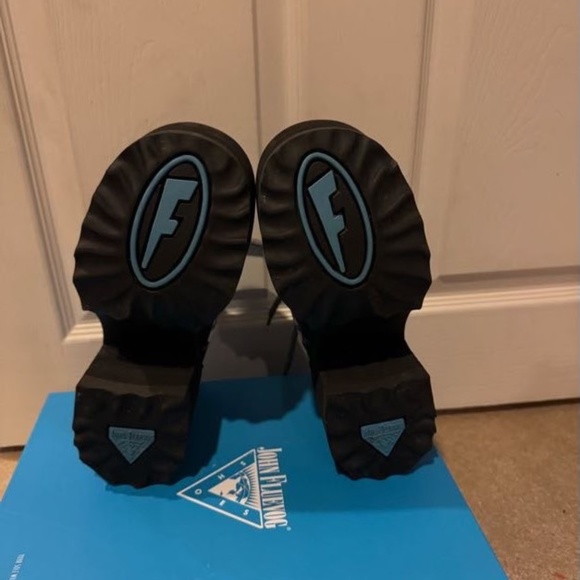 John Fluevog Skyhigh Fizzy Black and White - Picture 4 of 4